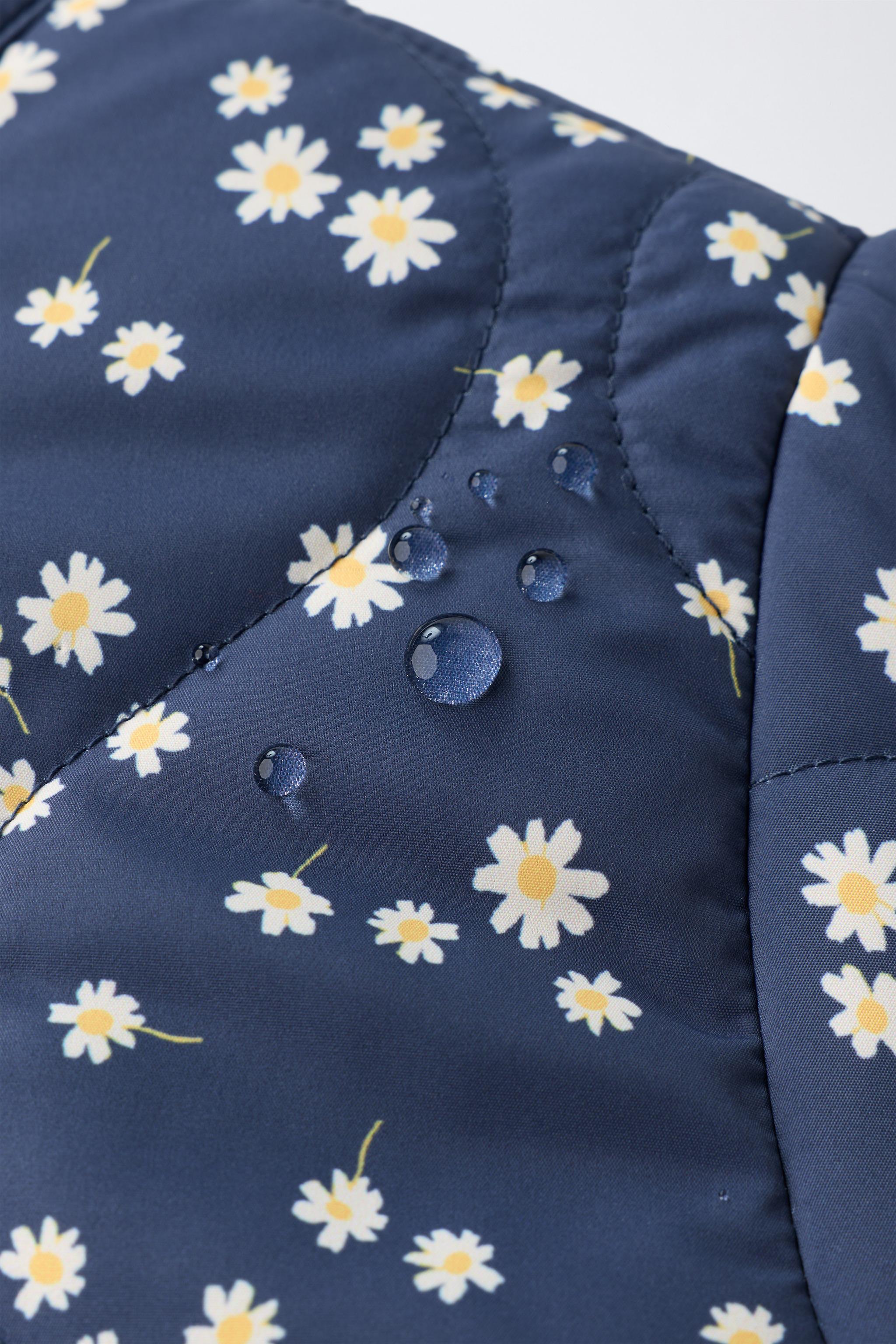 DAISY PRINT QUILTED JACKET
